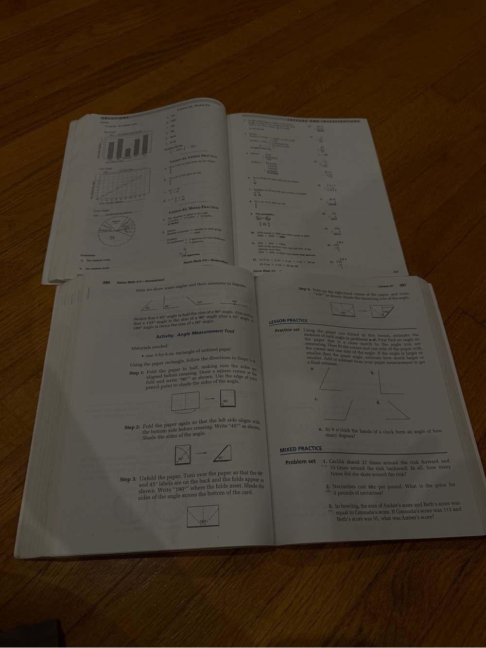 Saxon Math curriculum 5/4 - Picture 2 of 2